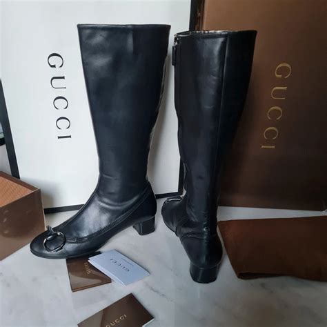 stivali gucci neri donna|stivali gucci firmati.